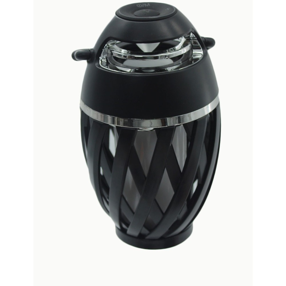 A1+ Wireless Flame Atmosphere Speaker Bluetooth LED Color Changing Light Black